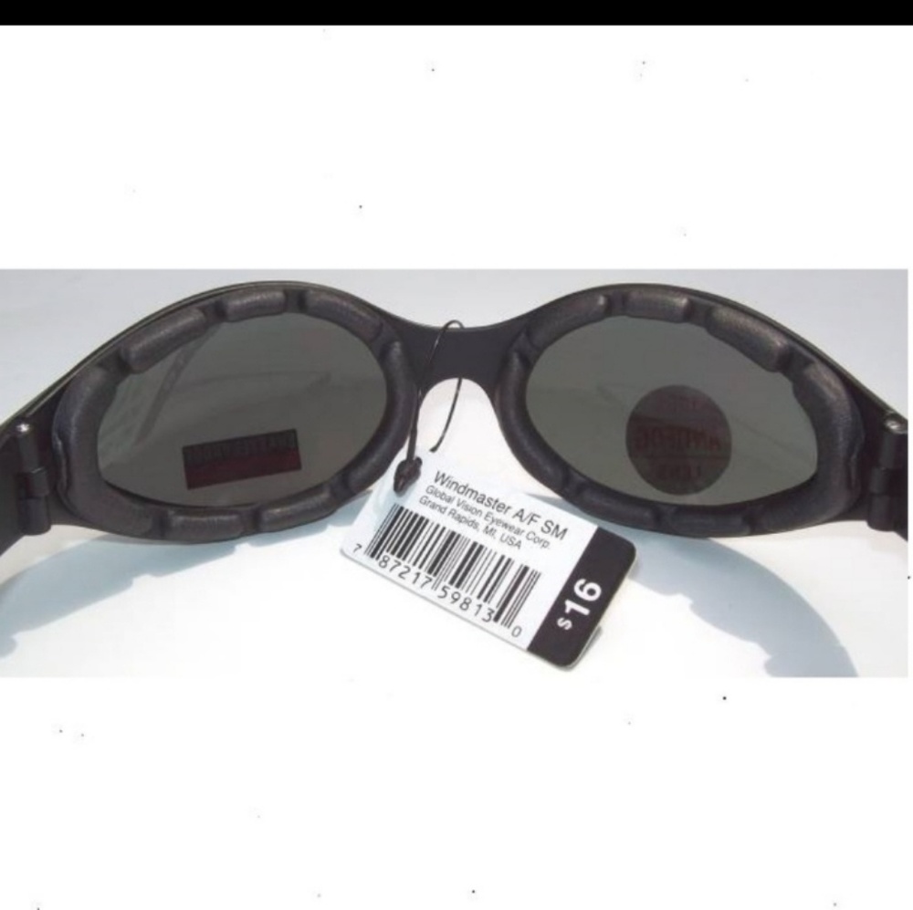 2 Motorcycle Glasses Sunglasses Clear and Smoke - Picture 2 of 4